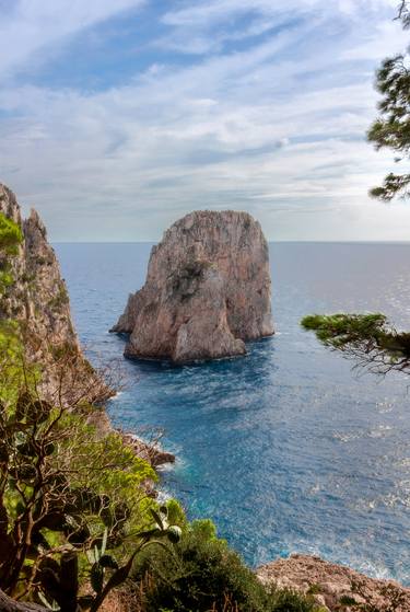Faraglioni rock on Capri island, Italy. thumb