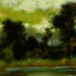 Twilight,Trees by Stephen Chesley