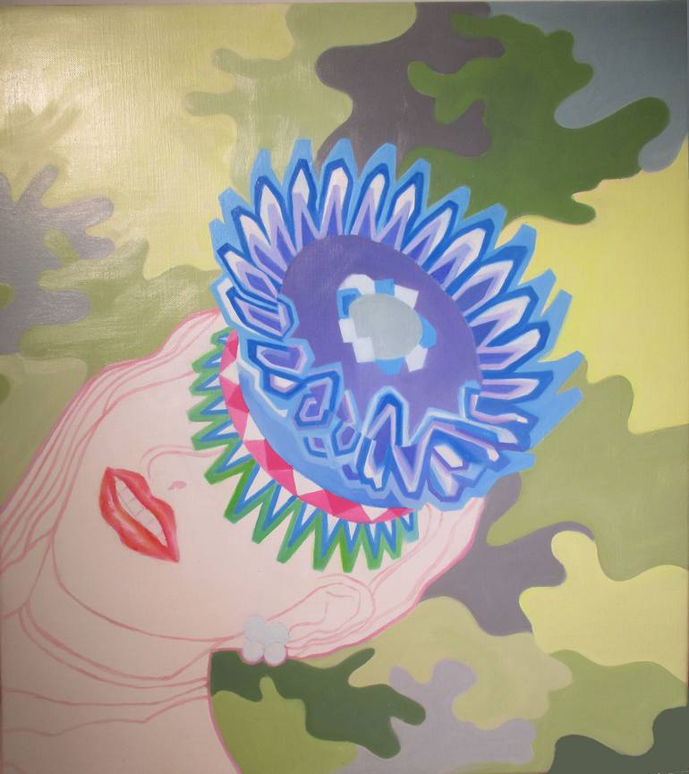 Original Figurative Pop Culture/Celebrity Painting by Lina Karam