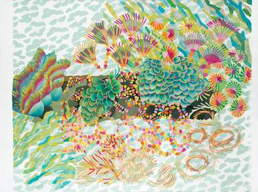 Print of Pop Art Seascape Paintings by Lina Karam
