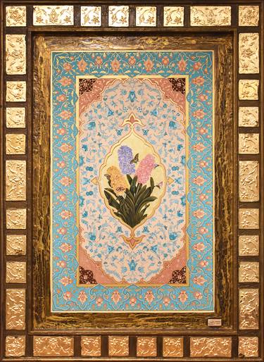 Print of Art Deco Floral Paintings by Mohammad Khazaie