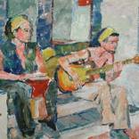 The musicians by Cornelis Heilig