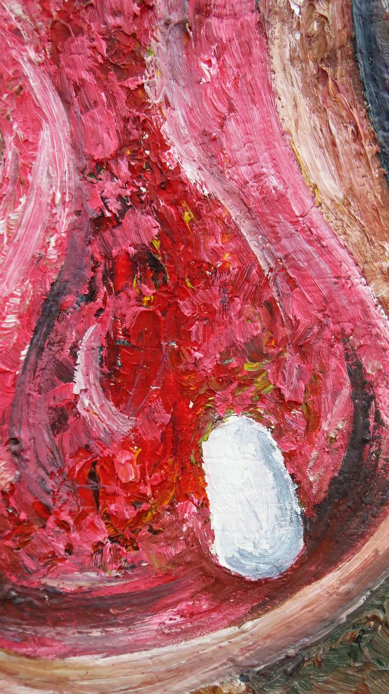 Original Impressionism Animal Painting by Vlada Kolyada