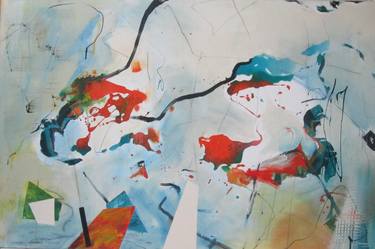 Original Abstract Expressionism Abstract Paintings by Chris Vanderstraeten