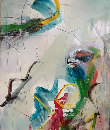 Original Abstract Expressionism Abstract Paintings by Chris Vanderstraeten