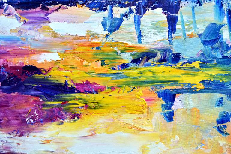 Original Abstract Landscape Painting by Claire McElveen