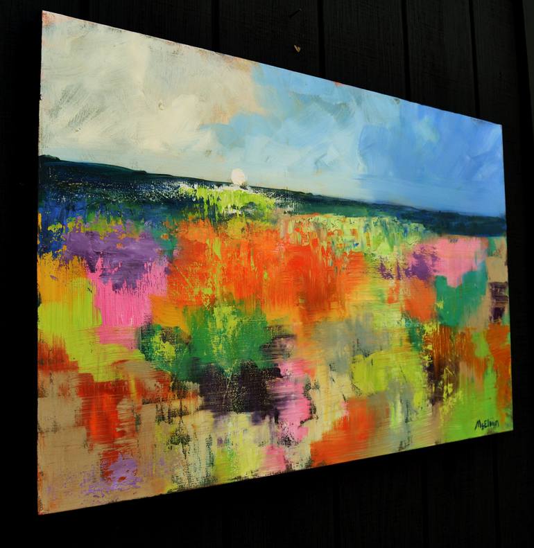 Original Abstract Landscape Painting by Claire Mcelveen