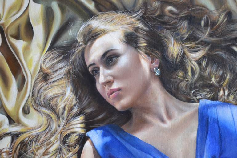 Original Figurative Women Painting by Natali Zinovchuk