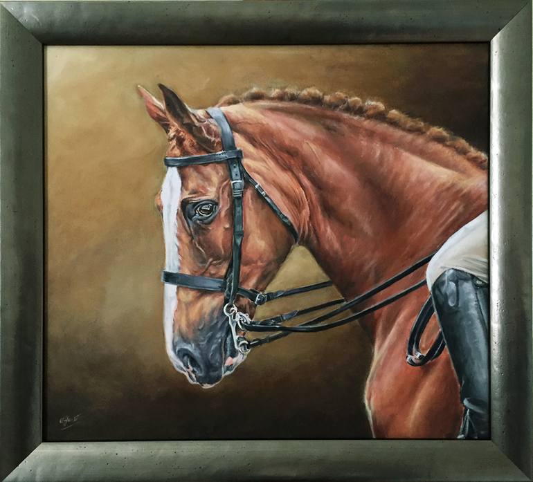 Original Photorealism Animal Painting by UNA HURST