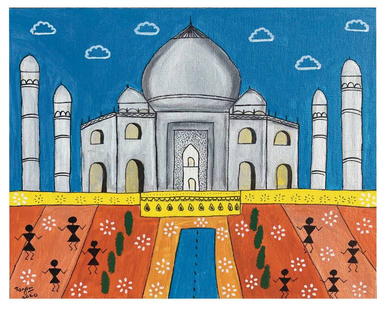 Taj Mahal, Agra, India Digital by Ranjani Raghavan | Saatchi Art