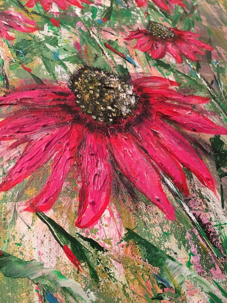 Original Floral Painting by Amelle E