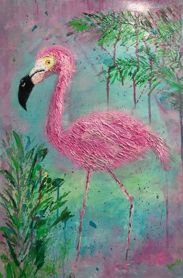 Original Abstract Animal Paintings by Amelle E