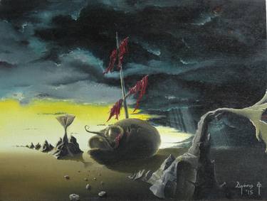 Original Surrealism Fantasy Paintings by Filippos Drosos