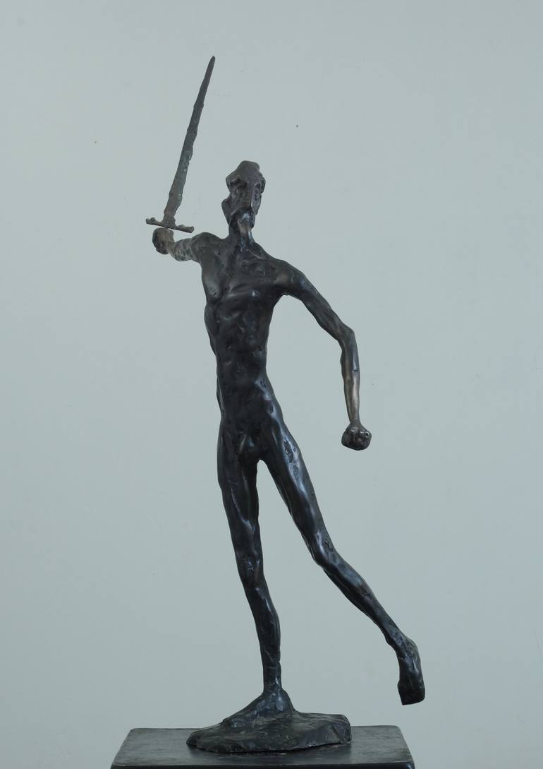 Original Classicism Men Sculpture by Zoran Males