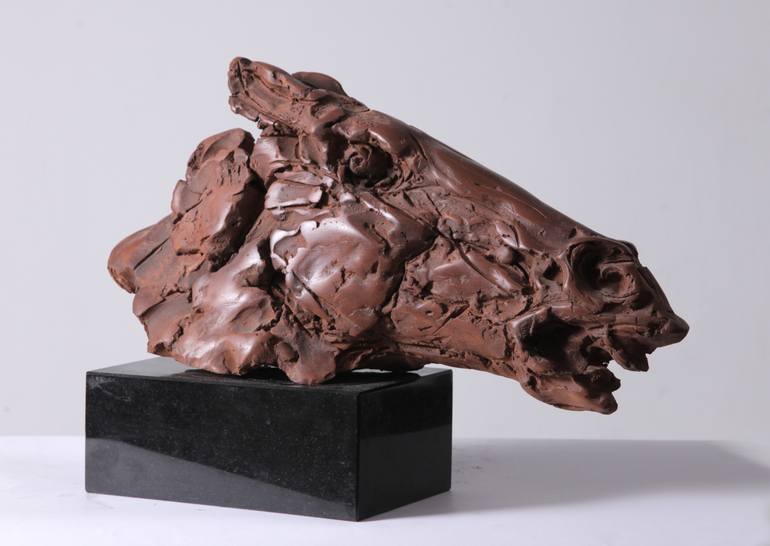 Original Expressionism Animal Sculpture by Zoran Males