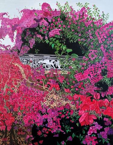 Original Garden Painting by Jeffrey Phillips