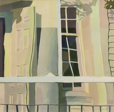 Original Abstract Architecture Paintings by Susan Carson