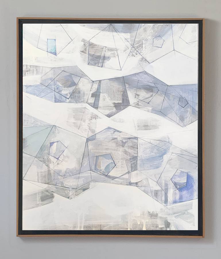 Original Conceptual Abstract Painting by Susan Carson