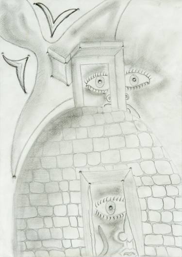 Original Fantasy Drawing by Naor refael Oz