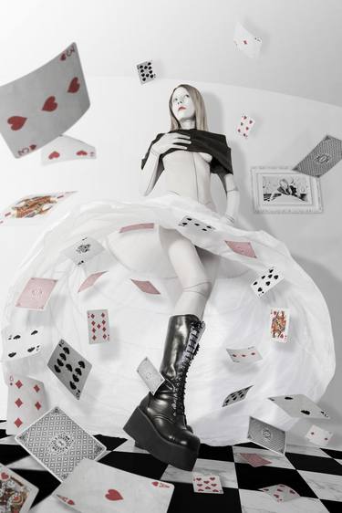 "ALICE, LIFE IS WHAT YOU DECIDE (Swirl Of Cards)" - Limited Edition of 10 thumb