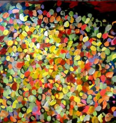 Original Expressionism Floral Painting by farzad sadrian