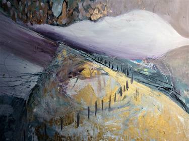 Print of Abstract Expressionism Landscape Mixed Media by Eidenai Morlando