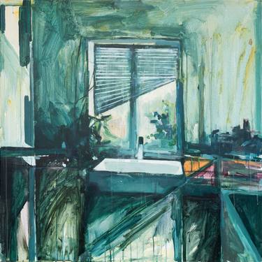 Print of Abstract Expressionism Interiors Paintings by Jack Shearing