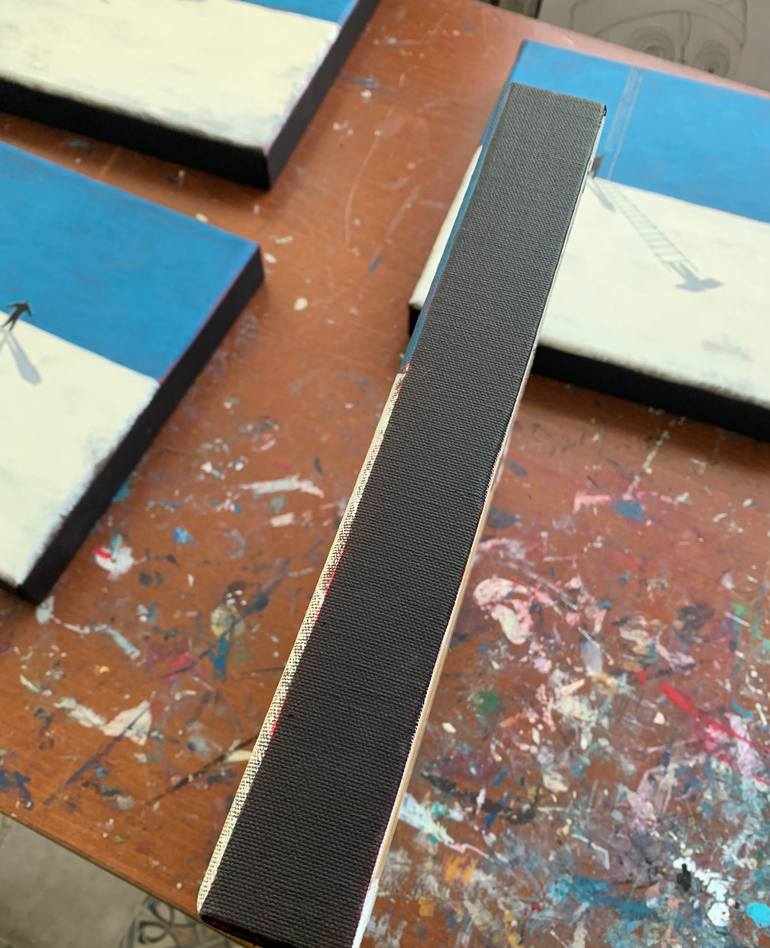 Original Minimalism People Painting by Cfey Pascale