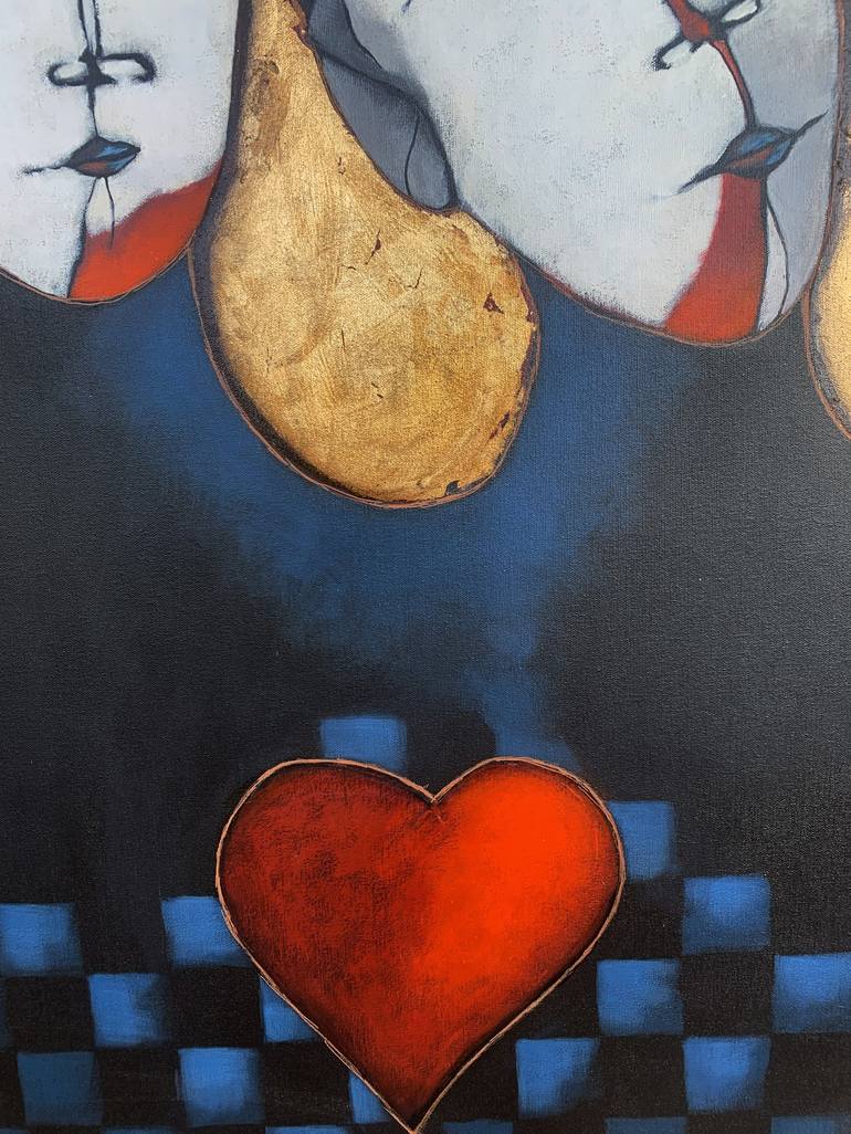 Original Contemporary Love Painting by CFey Pascale