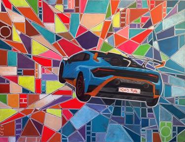 Original Car Paintings by CFey Pascale