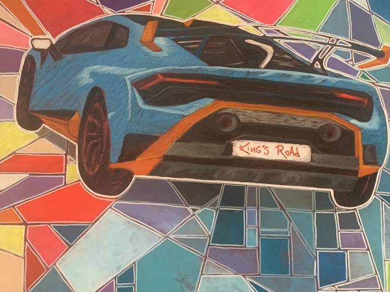 Original Contemporary Car Painting by CFey Pascale