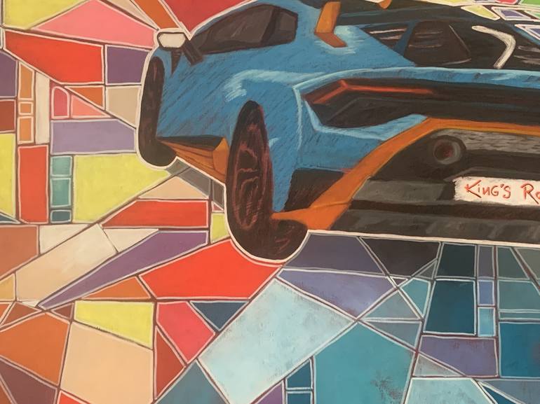 Original Contemporary Car Painting by CFey Pascale