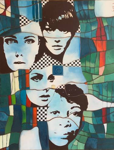 Original Contemporary Women Paintings by CFey Pascale