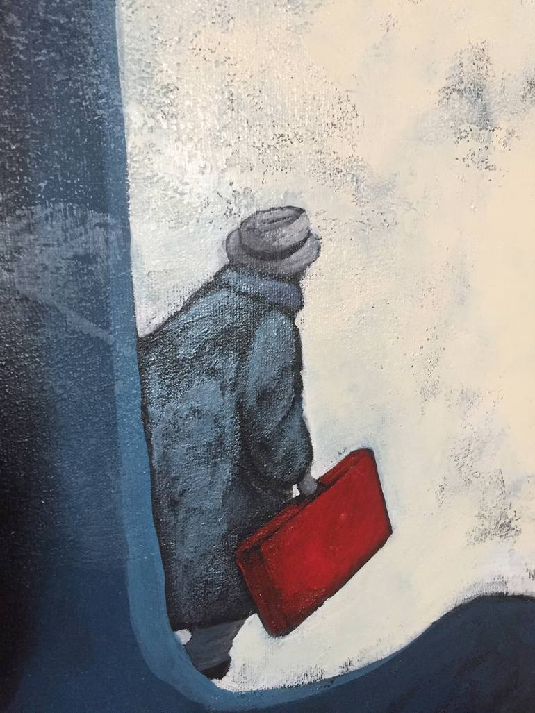 Original Conceptual People Painting by Cfey Pascale