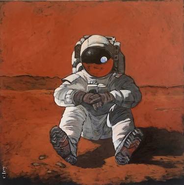 Original Contemporary Outer Space Paintings by Cfey Pascale