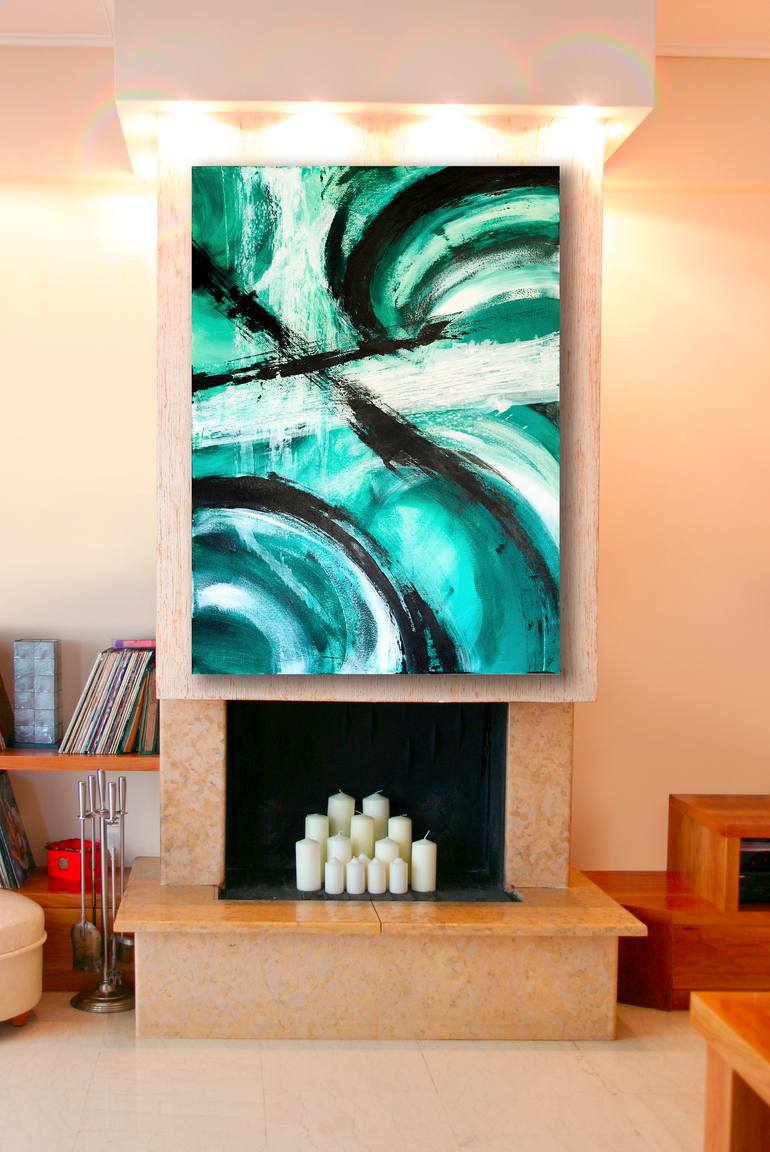 Original Abstract Expressionism Abstract Painting by Orada J