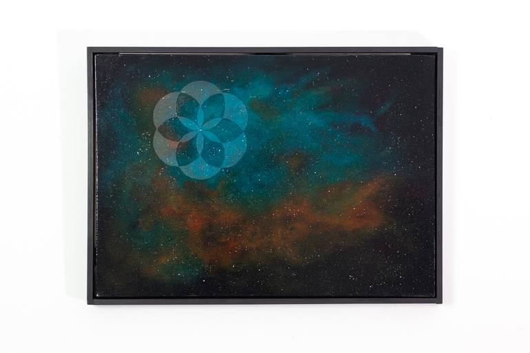 Original Conceptual Science/Technology Painting by Loz Atkinson