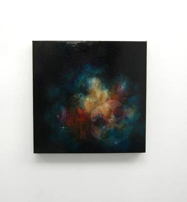Original Outer Space Painting by Loz Atkinson