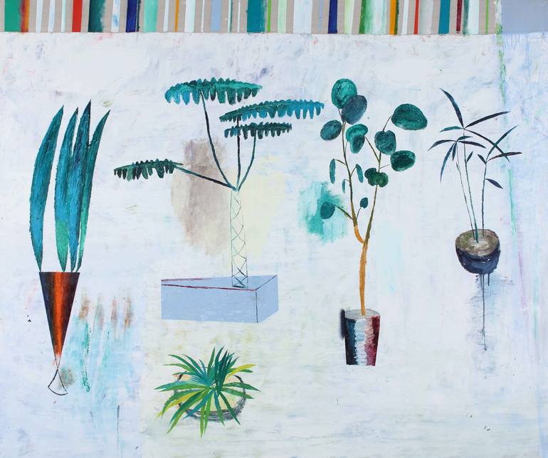 Love plants Painting by Bane Milenković | Saatchi Art