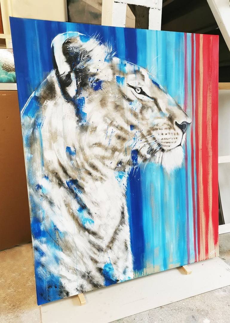 Original Animal Painting by Stefanie Rogge