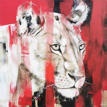 Original Expressionism Animal Paintings by Stefanie Rogge