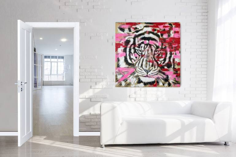 Original Expressionism Animal Painting by Stefanie Rogge