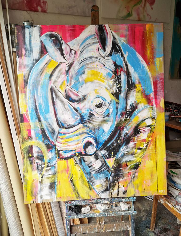 Original Contemporary Animal Painting by Stefanie Rogge