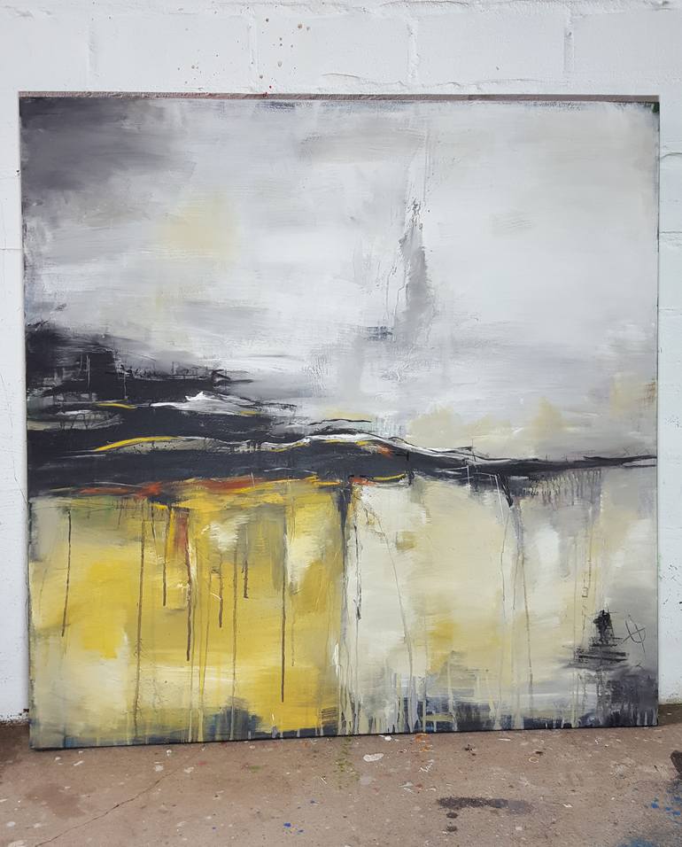 Original Abstract Landscape Painting by Stefanie Rogge