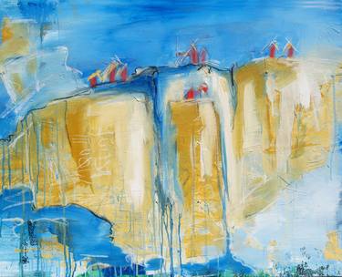 Original Abstract Expressionism Landscape Paintings by Stefanie Rogge