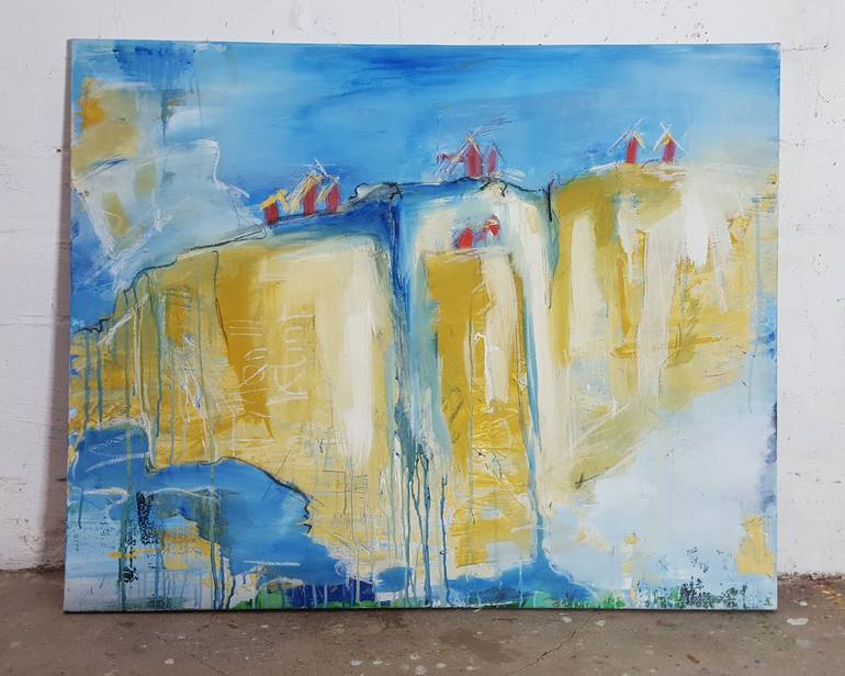 Original Abstract Landscape Painting by Stefanie Rogge