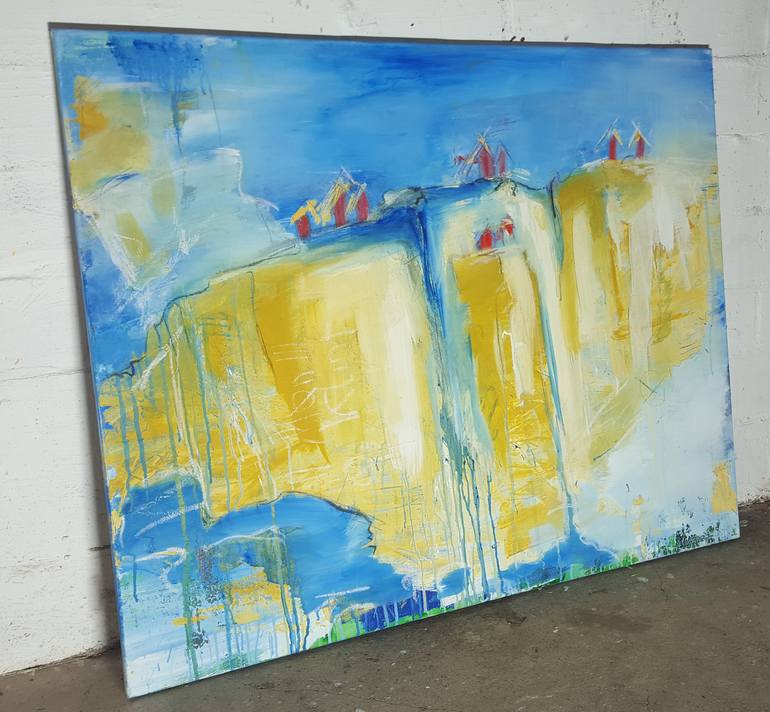 Original Abstract Landscape Painting by Stefanie Rogge