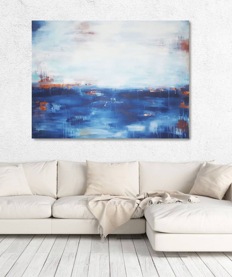 Original Abstract Expressionism Abstract Painting by Stefanie Rogge