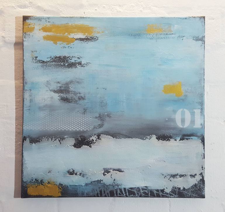 Original Abstract Expressionism Abstract Painting by Stefanie Rogge