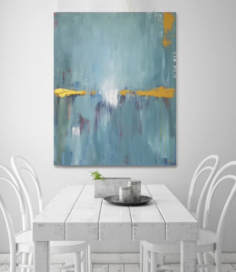 Original Abstract Expressionism Abstract Painting by Stefanie Rogge